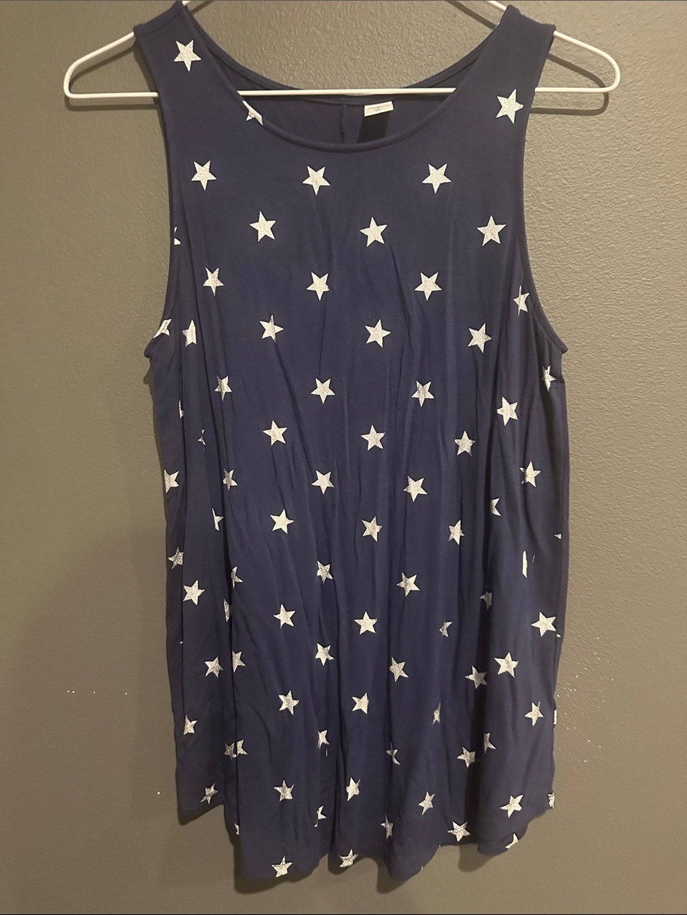 Old Navy Navy and White Casual Top